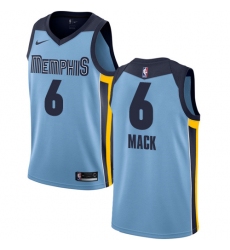 Women's Nike Memphis Grizzlies #6 Shelvin Mack Swingman Light Blue NBA Jersey Statement Edition