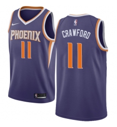 Women's Nike Phoenix Suns #11 Jamal Crawford Swingman Purple NBA Jersey - Icon Edition