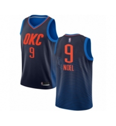 Women's Oklahoma City Thunder #9 Nerlens Noel Swingman Navy Blue Basketball Jersey Statement Edition