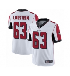 Men's Atlanta Falcons #63 Chris Lindstrom White Vapor Untouchable Limited Player Football Jersey