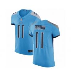 Men's Tennessee Titans #11 A.J. Brown Light Blue Alternate Vapor Untouchable Elite Player Football Jersey