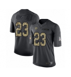Youth Jacksonville Jaguars #23 Ryquell Armstead Limited Black 2016 Salute to Service Football Jersey