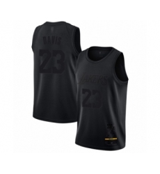 Men's Los Angeles Lakers #23 Anthony Davis Swingman Black MVP Basketball Jersey