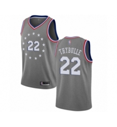 Women's Philadelphia 76ers #22 Mattise Thybulle Swingman Gray Basketball Jersey - City Edition