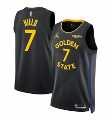 Men's Golden State Warriors #7 Buddy Hield Black 2024-25 Statement Edition Stitched Basketball Jersey