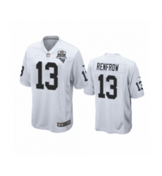 Men's Oakland Raiders #13 Oakland Raiders #82 Jason Witten White 2020 Inaugural Season Game Jersey