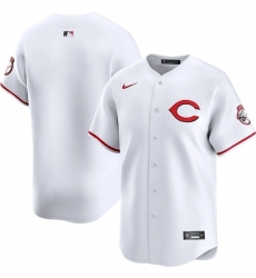 Men's Cincinnati Reds Blank White 2025 Home Limited Stitched Baseball Jersey