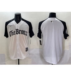 Men's New York Yankees Blank White Black 'Gothic Legacy Edition' Vapor Premier Limited Stitched Baseball Jersey
