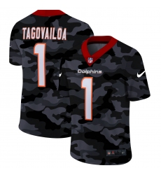 Men's Miami Dolphins #1 Tua Tagovailoa Camo 2020 Nike Limited Jersey Men's Miami Dolphins #1 Tua Tagovailoa Camo 2020 Nike Limited Jersey