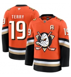 Men's Anaheim Ducks #19 Troy Terry Orange 2026 Home Stitched Hockey Jersey