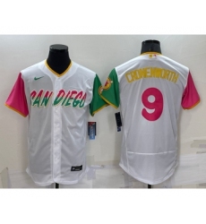 Men's San Diego Padres #9 Jake Cronenworth White 2022 City Connect Flex Base Stitched Jersey