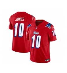 Men's Nike New England Patriots #10 Mac Jones Red 2023 F.U.S.E. Vapor Limited Football Stitched Jersey Men's Nike New England Patriots #10 Mac Jones Red 2023 F.U.S.E. Vapor Limited Football Stitched Jersey