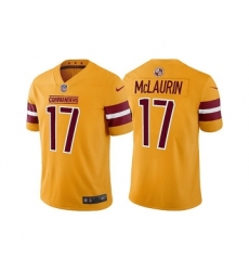 Men's Washington Commanders #17 Terry McLaurin Gold Vapor Untouchable Stitched Football Jersey