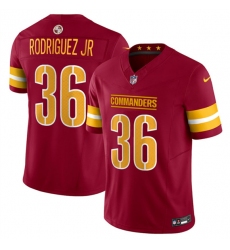 Men's Washington Commanders #36 Chris Rodriguez Jr Burgundy 2025 Draft F.U.S.E. Vapor Limited Football Stitched Jersey Men's Washington Commanders #36 Chris Rodriguez Jr Burgundy 2025 Draft F.U.S.E. Vapor Limited Football Stitched Jersey