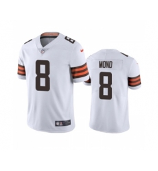 Men's Cleveland Browns #8 Kellen Mond White Vapor Untouchable Limited Stitched Jersey Men's Cleveland Browns #8 Kellen Mond White Vapor Untouchable Limited Stitched Jersey