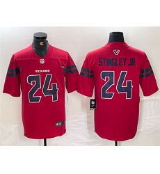 Men's Houston Texans #24 Derek Stingley Jr. Red Vapor Untouchable Football Stitched Jersey