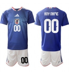 Men's Japan Custom Any Name And Number National Team FIFA x World Cup 2026 Home Blue On Field Jers