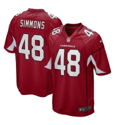 Youth Arizona Cardinals #48 Isaiah Simmons Nike Cardinal Game Jersey