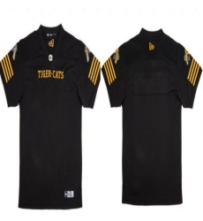 CFL Hamilton tiger cats Blank Black Crested Home Replica Jersey