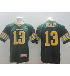 CFL Edmonton Eskimos #13 Mike Reilly Green Jersey