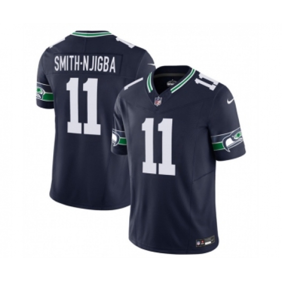 Men's Nike Seattle Seahawks #11 Jaxon Smith-Njigba 2023 F.U.S.E. Navy Limited Football Stitched Jersey Men's Nike Seattle Seahawks #11 Jaxon Smith-Njigba 2023 F.U.S.E. Navy Limited Football Stitched Jersey