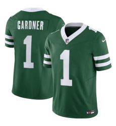 Men's New York Jets #1 Sauce Gardner Green 2024 F.U.S.E. Vapor Limited Football Stitched Jersey Men's New York Jets #1 Sauce Gardner Green 2024 F.U.S.E. Vapor Limited Football Stitched Jersey