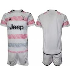 Men's Juventus FC  Blank White 2023-24 Away Soccer Jersey