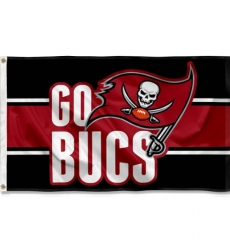 2Pcs WinCraft Tampa Bay Buccaneers Go Bucs 3x5 Outdoor Flag