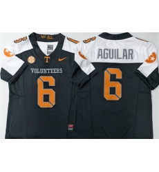 Men's Tennessee Volunteers #6 Joey Aguilar White Black 2025 F.U.S.E. Stitched Jersey
