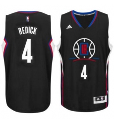 Men's Los Angeles Clippers #4 J J  Redick adidas Black New Swingman Alternate Jersey