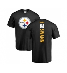 Football Pittsburgh Steelers #88 Lynn Swann Black Backer T-Shirt