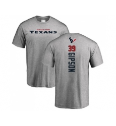 Football Houston Texans #39 Tashaun Gipson Ash Backer T-Shirt
