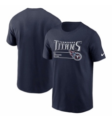 Men's Tennessee Titans Navy Division Essential T Shirt
