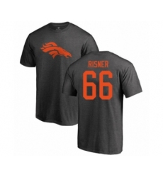 Football Denver Broncos #66 Dalton Risner Ash One Color T-Shirt