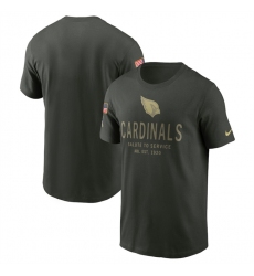 Men's Arizona Cardinals Forest Green 2025 Salute to Service Sideline Primary Edge Dri-FIT T-Shirt