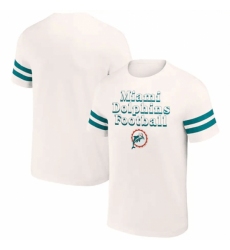 Men's Miami Dolphins Cream X Darius Rucker Collection Vintage T Shirt