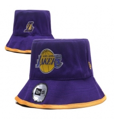 NBA Los Angeles Lakers Stitched Bucket Fisherman Hats 2025.2-01