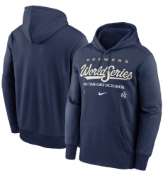 Men's Milwaukee Brewers Navy 2026 World Series Collection Therma Fleece Hoodie