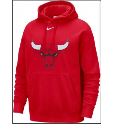 Chicago Bulls Spotlight Practice Performance Pullover Hoodie Heather Red