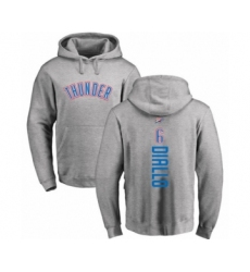 Basketball Oklahoma City Thunder #6 Hamidou Diallo Ash Backer Pullover Hoodie