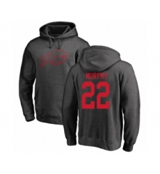 Football Buffalo Bills #22 Marcus Murphy Ash One Color Pullover Hoodie
