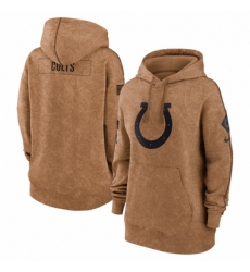 Women's Indianapolis Colts Nike Brown 2023 Salute to Service Pullover Hoodie