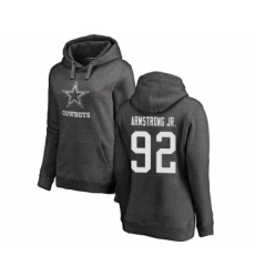 Football Women's Dallas Cowboys #92 Dorance Armstrong Jr. Ash One Color Pullover Hoodie