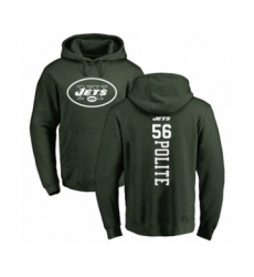 Football New York Jets #56 Jachai Polite Green Backer Pullover Hoodie