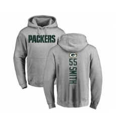 Football Green Bay Packers #55 Za'Darius Smith Ash Backer Hoodie
