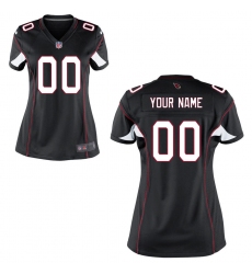 Women's Arizona Cardinals Nike Black Custom Game Jersey
