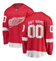 Men's Detroit Red Wings Fanatics Branded Red Home Breakaway Custom Jersey7