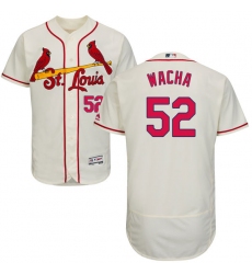 Men's Majestic St. Louis Cardinals #52 Michael Wacha Cream Alternate Flex Base Authentic Collection MLB Jersey