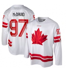 Men's Connor McDavid #97 White Hockey Canada 2026 Replica Jersey