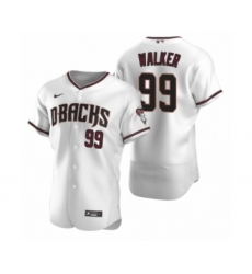 Men's Arizona Diamondbacks #99 Taijuan Walker Nike White Crimson Authentic 2020 Home Jersey